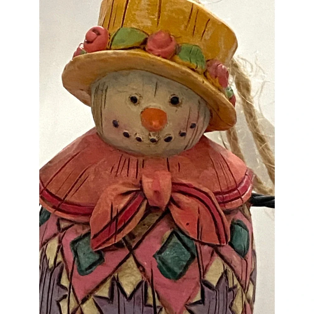 Heartwood Creek Jim Shore Garden Snowman Woman Gardener Ornament Enesco NWT